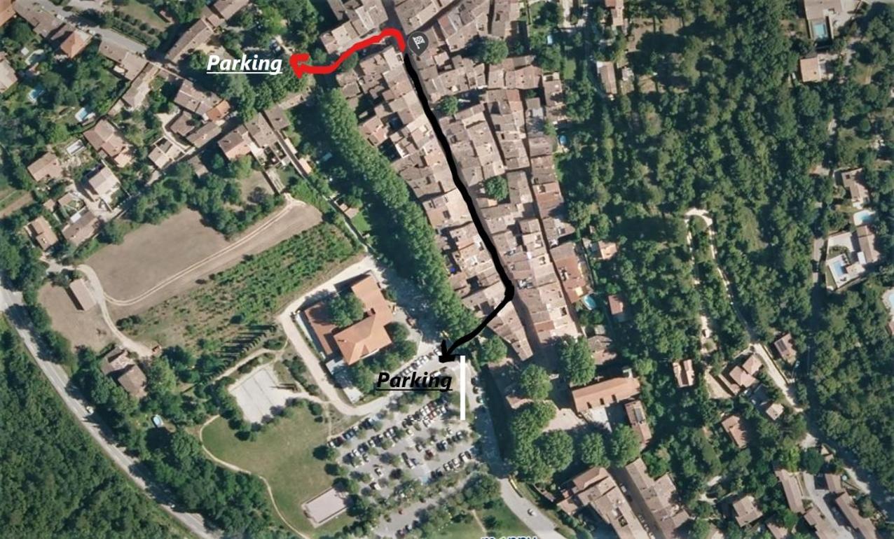 Studio En Duplex La Roquebrussanne Экстерьер фото